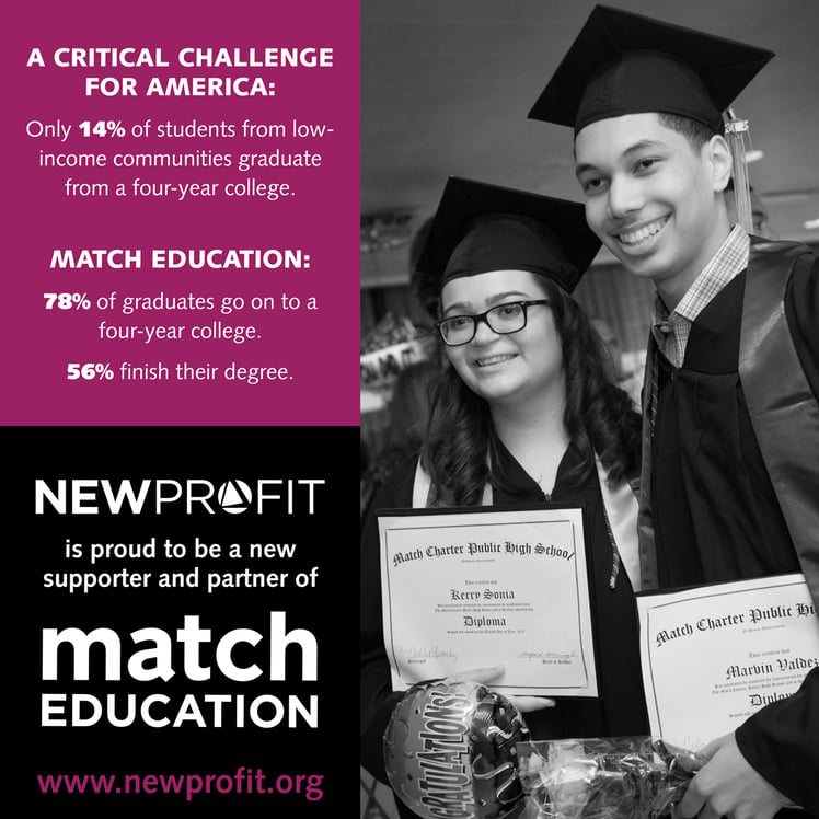New Profit Commits $1 Million in Support of Match Education